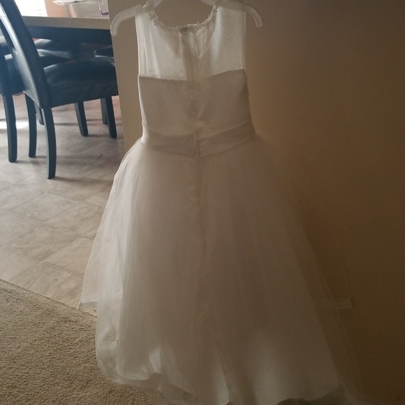 White high low flower girl dress!! - Picture 2 of 3